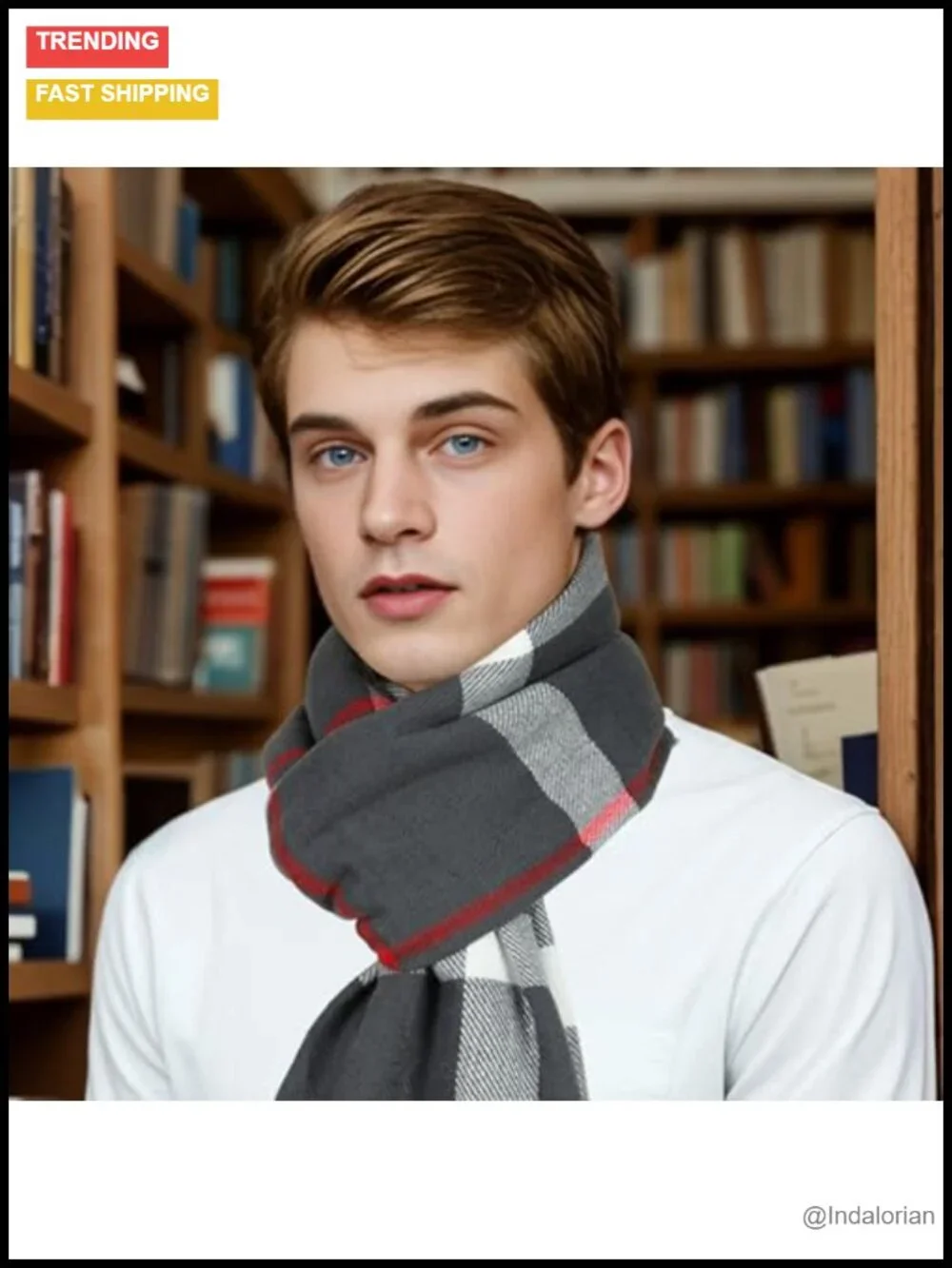 Soft Cashmere-Feel Viscose Long Scarf Shawl Wrap